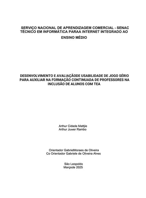 TRABALHO CIENTÍFICO